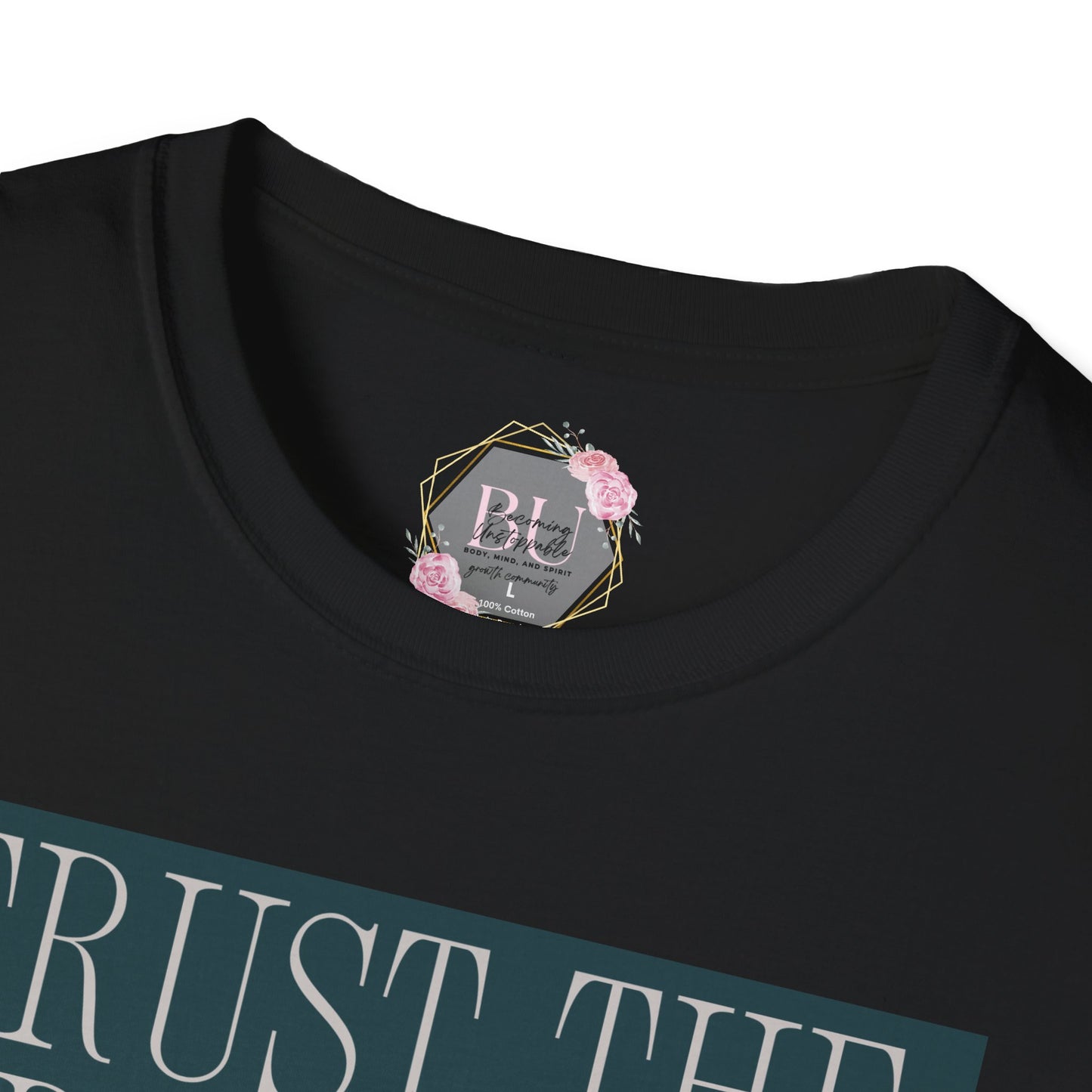 Trust the Process Unisex Softstyle T-Shirt, Motivational Tee, Inspirational Shirt, Gift for Friends, Positive Affirmation Apparel