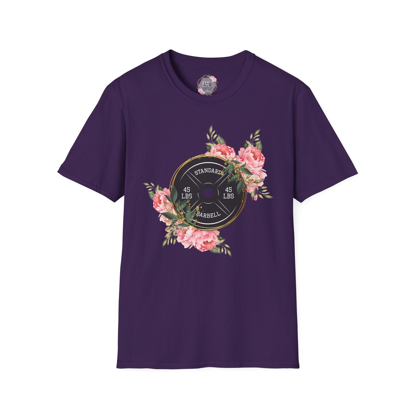 BEAUTIFUL STRENGTH T-Shirt, Fitness Apparel, Motivational Tee, Gift for Gym Lovers, Workout Shirt, Floral Weightlifting