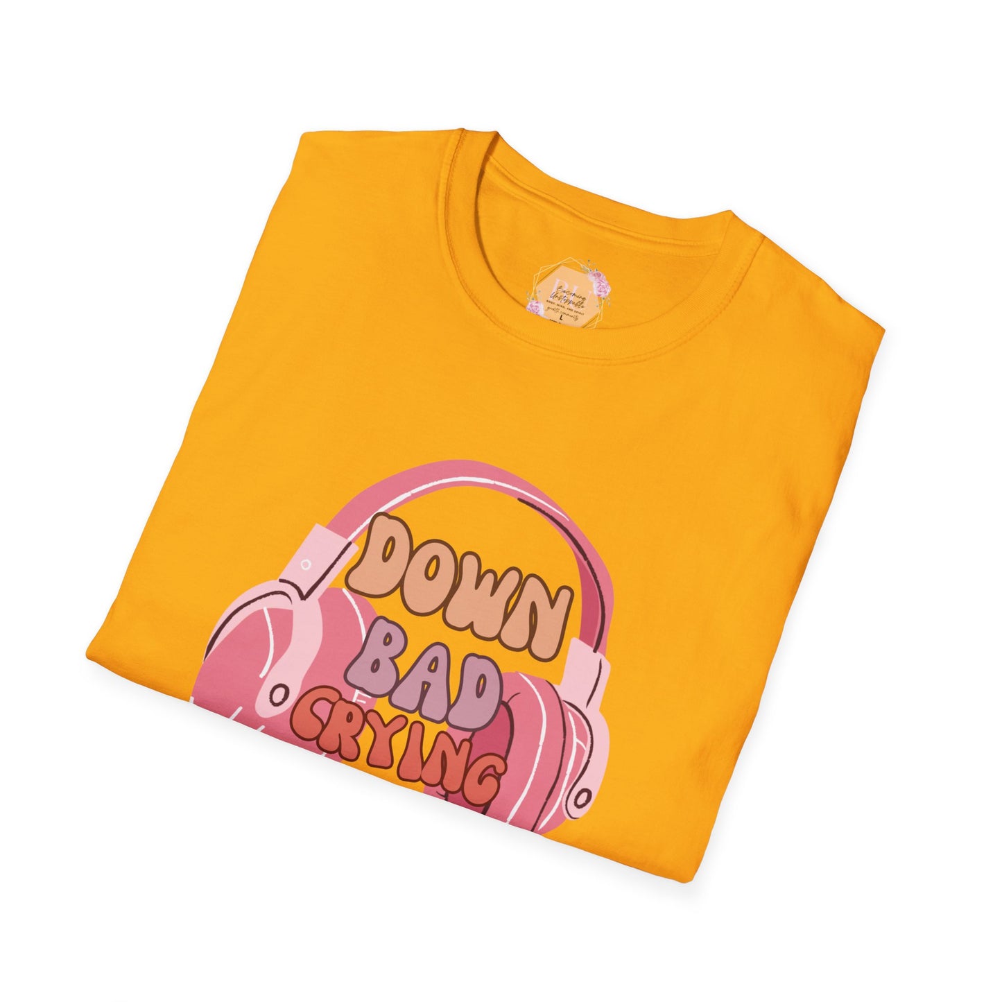 Down Bad Crying at the Gym- Gym T-Shirt, Fitness Apparel, Workout Shirt, Gift for Gym Lovers, Down Bad Crying at the Gym