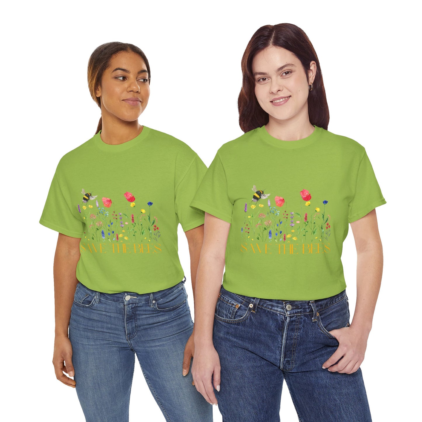 Save the Bees, Please! Unisex Heavy Cotton
