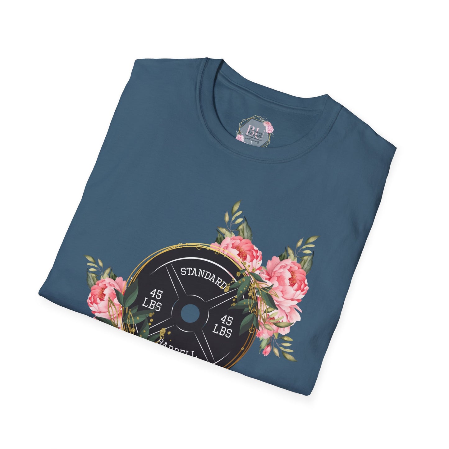 BEAUTIFUL STRENGTH T-Shirt, Fitness Apparel, Motivational Tee, Gift for Gym Lovers, Workout Shirt, Floral Weightlifting