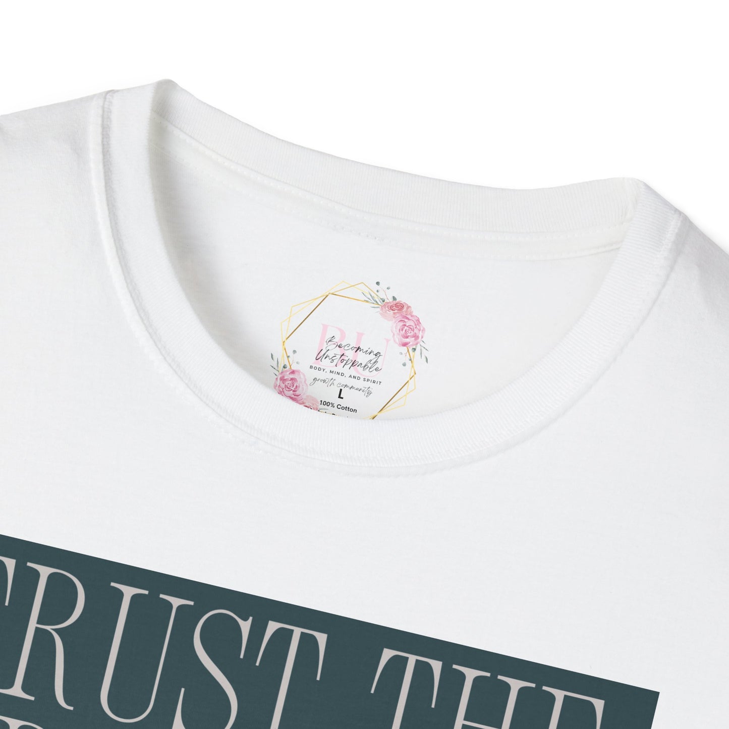 Trust the Process Unisex Softstyle T-Shirt, Motivational Tee, Inspirational Shirt, Gift for Friends, Positive Affirmation Apparel
