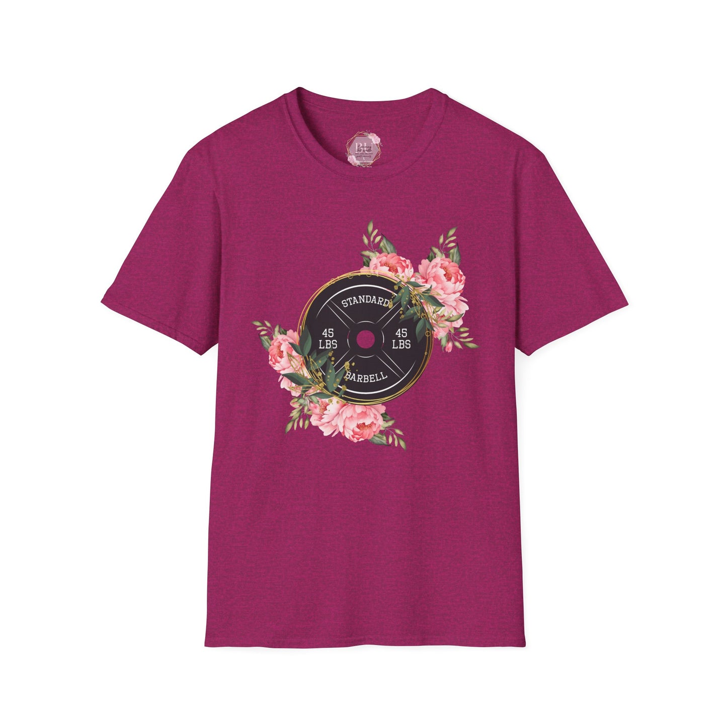 BEAUTIFUL STRENGTH T-Shirt, Fitness Apparel, Motivational Tee, Gift for Gym Lovers, Workout Shirt, Floral Weightlifting