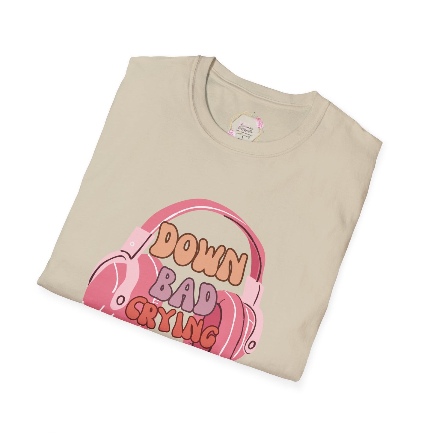 Down Bad Crying at the Gym- Gym T-Shirt, Fitness Apparel, Workout Shirt, Gift for Gym Lovers, Down Bad Crying at the Gym