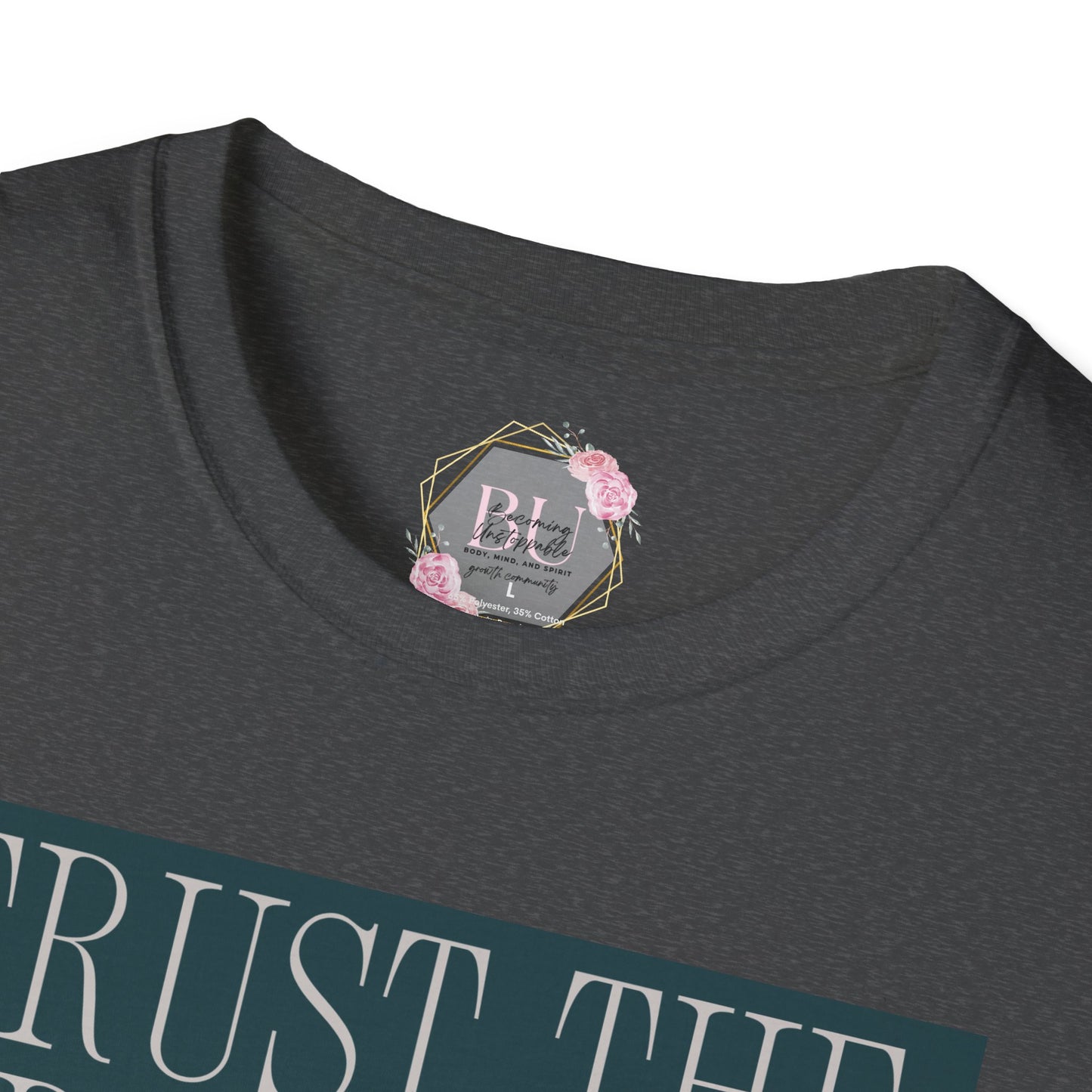 Trust the Process Unisex Softstyle T-Shirt, Motivational Tee, Inspirational Shirt, Gift for Friends, Positive Affirmation Apparel