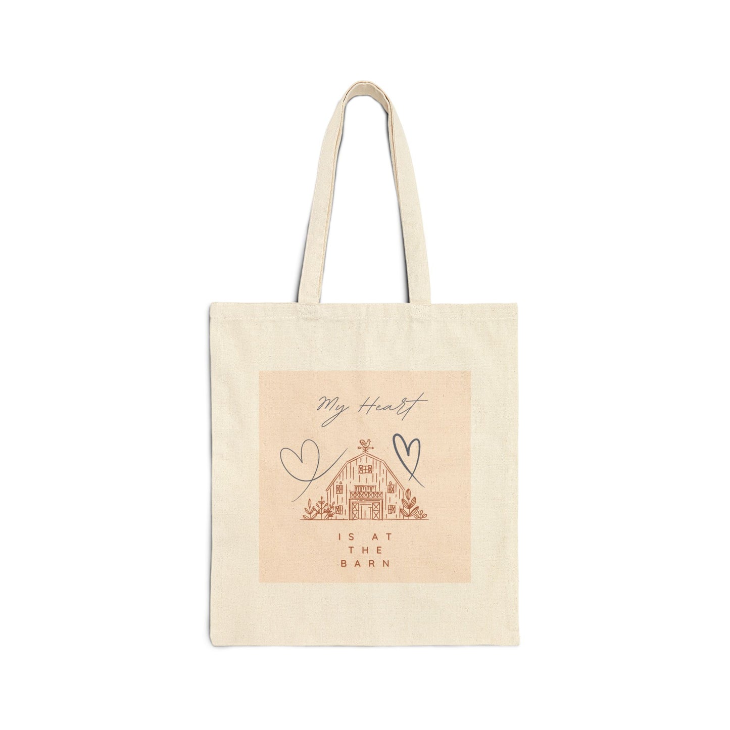 My Heart is at the Barn Tote Bag