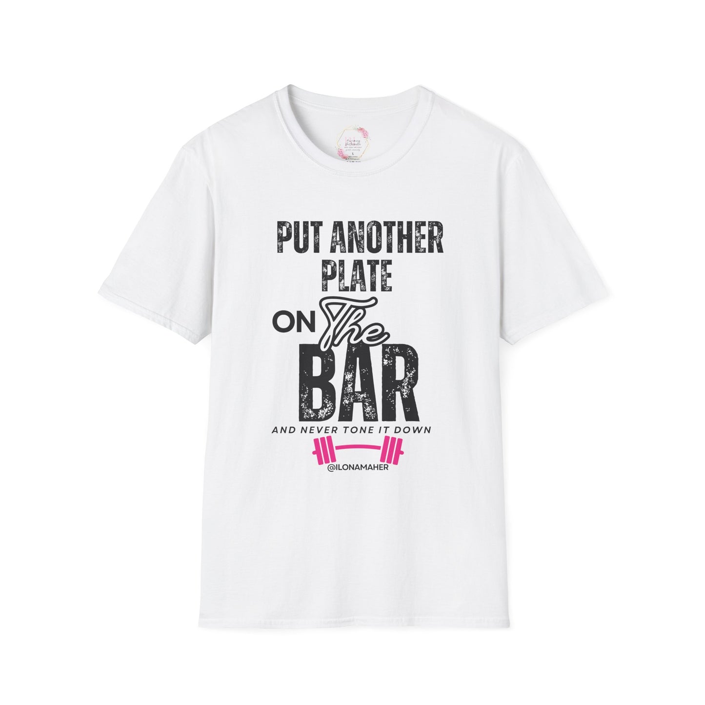 PUT ANOTHER PLATE ON THE BAR- Powerlifting Motivational T-Shirt, Fit Gift for Gym Lovers, Fitness Humor Tee, Workout Apparel, Unisex Gym Shirt