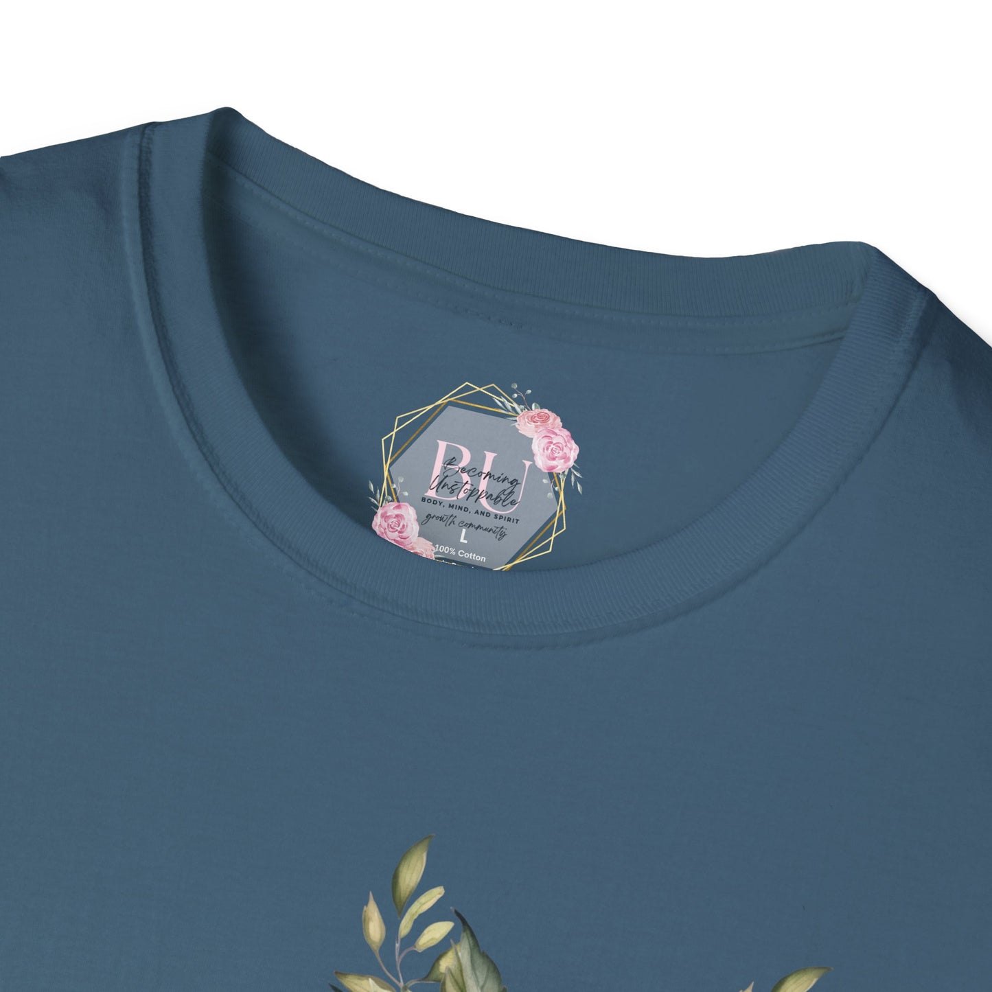 BEAUTIFUL STRENGTH T-Shirt, Fitness Apparel, Motivational Tee, Gift for Gym Lovers, Workout Shirt, Floral Weightlifting