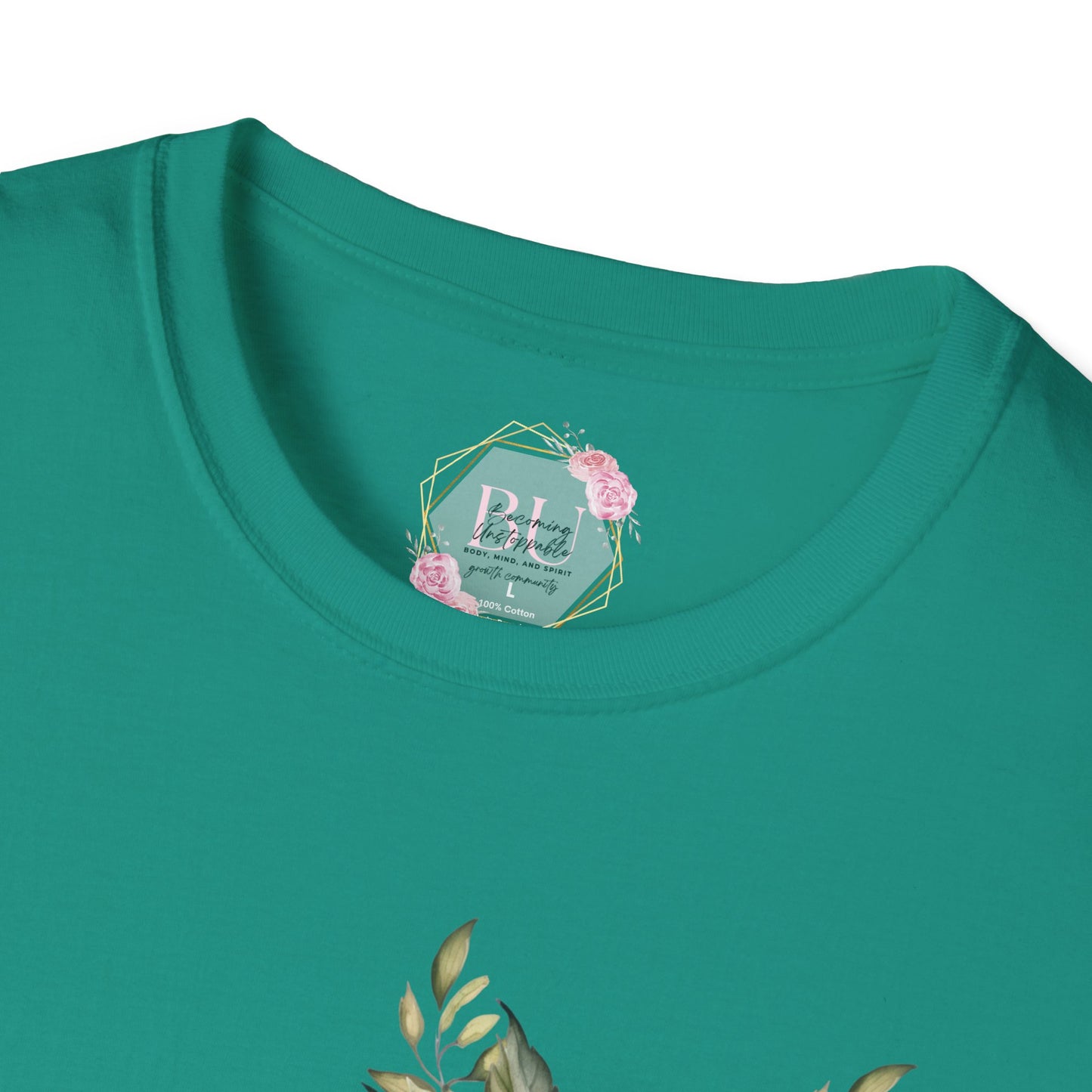 BEAUTIFUL STRENGTH T-Shirt, Fitness Apparel, Motivational Tee, Gift for Gym Lovers, Workout Shirt, Floral Weightlifting
