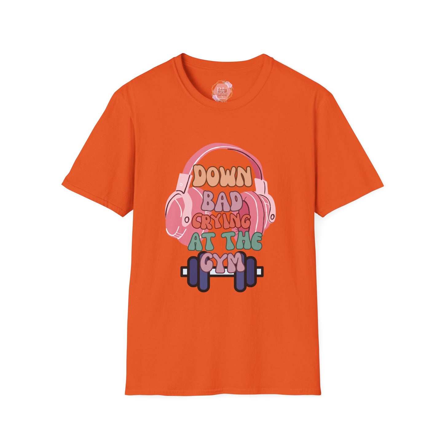 Down Bad Crying at the Gym- Gym T-Shirt, Fitness Apparel, Workout Shirt, Gift for Gym Lovers, Down Bad Crying at the Gym