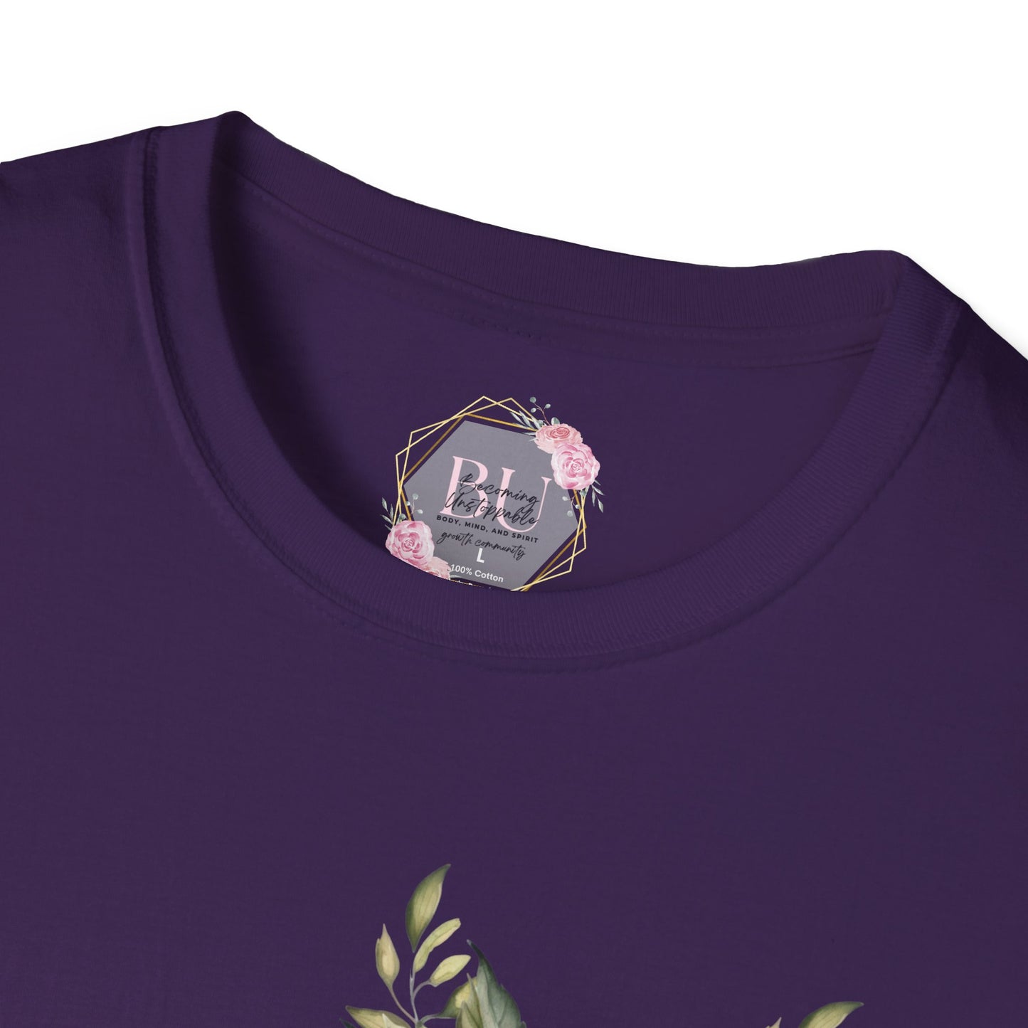BEAUTIFUL STRENGTH T-Shirt, Fitness Apparel, Motivational Tee, Gift for Gym Lovers, Workout Shirt, Floral Weightlifting
