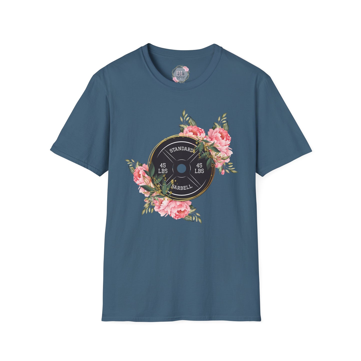 BEAUTIFUL STRENGTH T-Shirt, Fitness Apparel, Motivational Tee, Gift for Gym Lovers, Workout Shirt, Floral Weightlifting