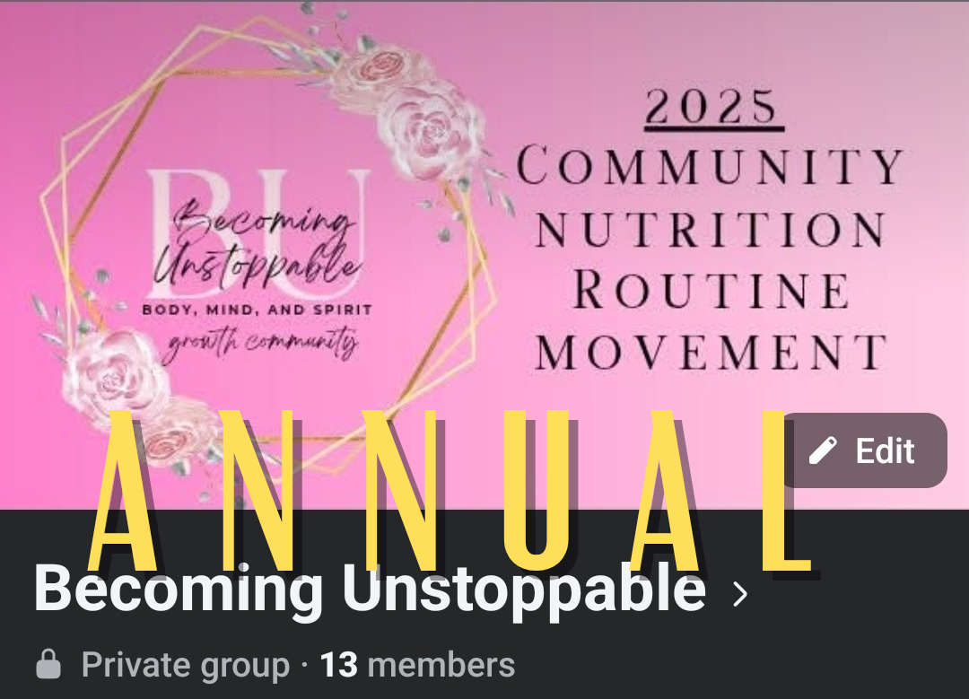 Annual Becoming Unstoppable Membership