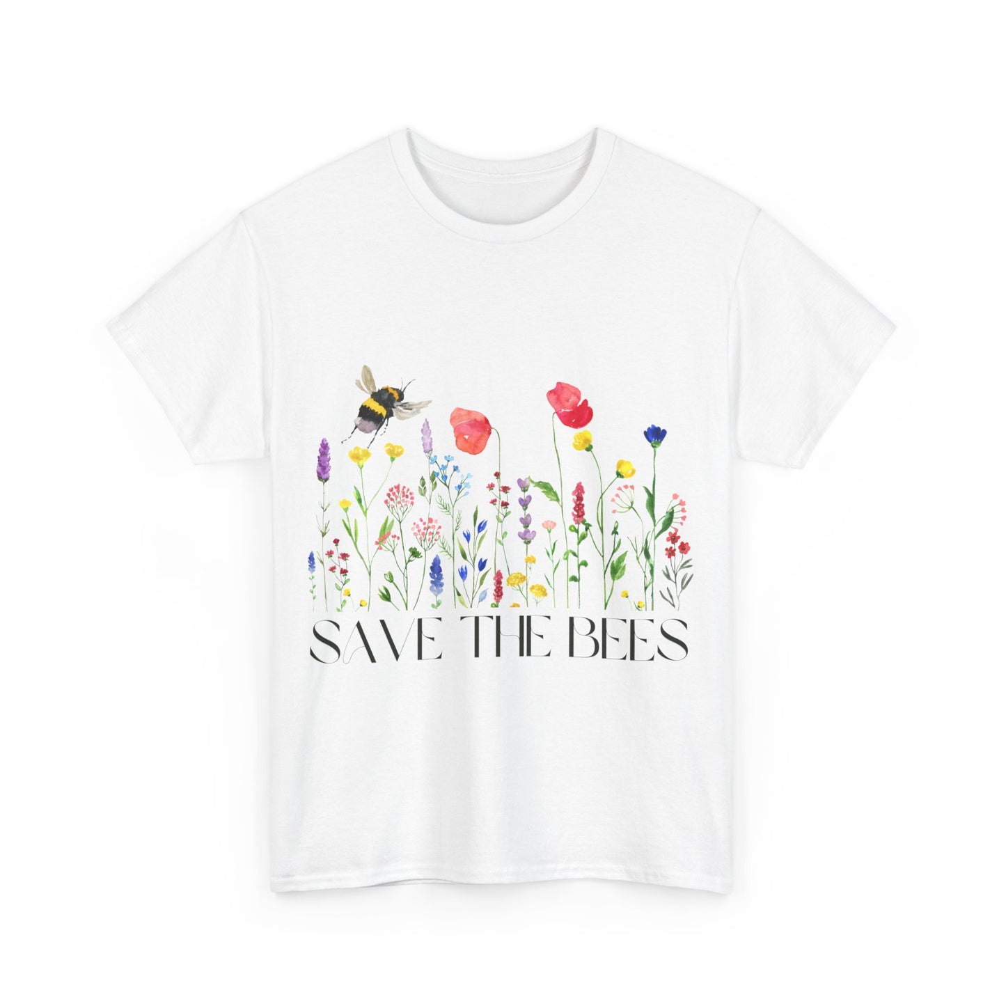 Save the Bees, Please! Unisex Heavy Cotton