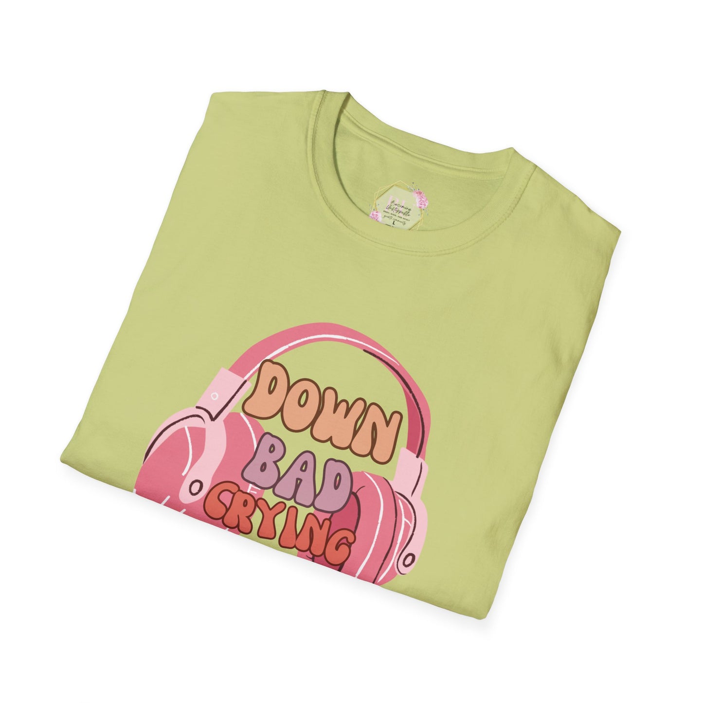 Down Bad Crying at the Gym- Gym T-Shirt, Fitness Apparel, Workout Shirt, Gift for Gym Lovers, Down Bad Crying at the Gym