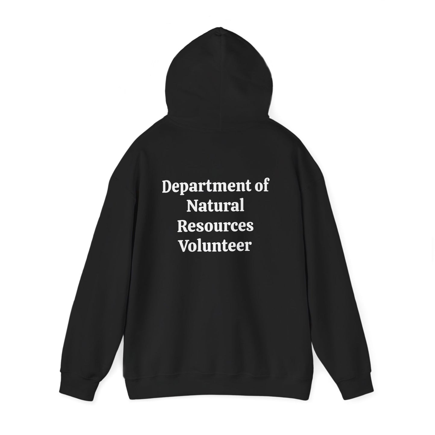 Eagle on Branch DNR Volunteer Hooded Sweatshirt v. 1