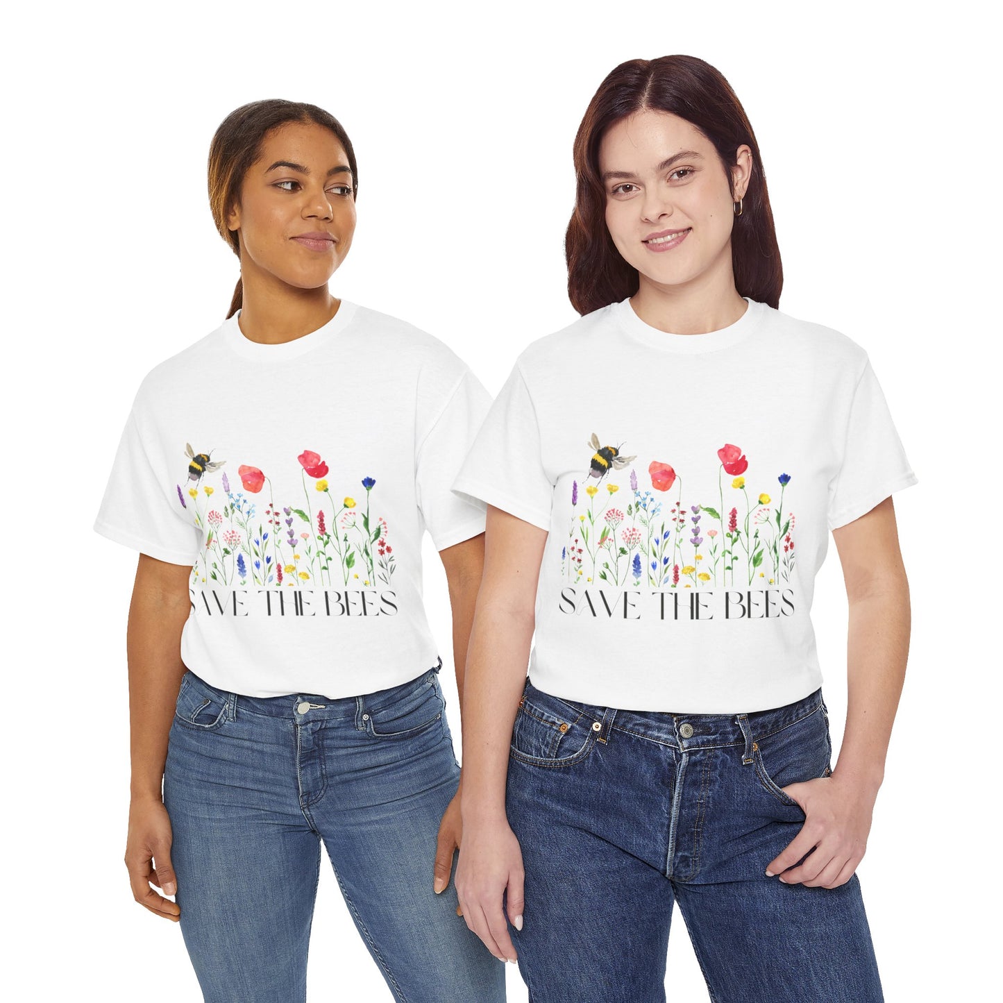 Save the Bees, Please! Unisex Heavy Cotton