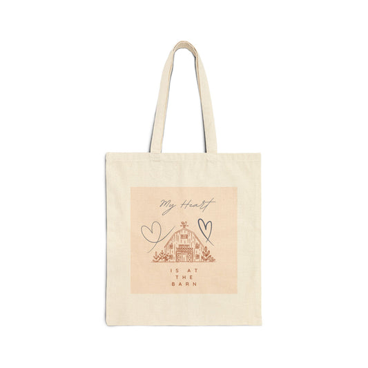 My Heart is at the Barn Tote Bag