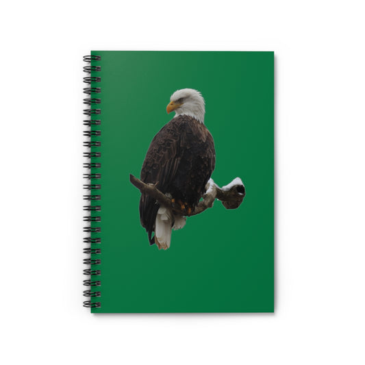 Eagle on Branch Spiral Notebook - Ruled Line