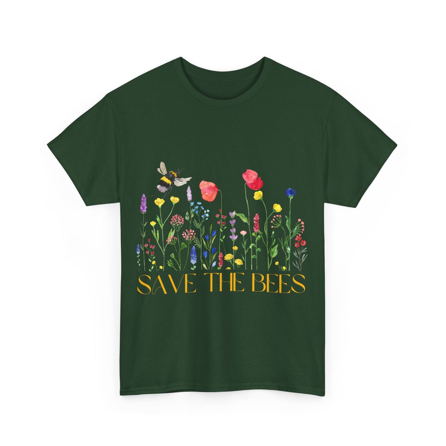 Save the Bees, Please! Unisex Heavy Cotton