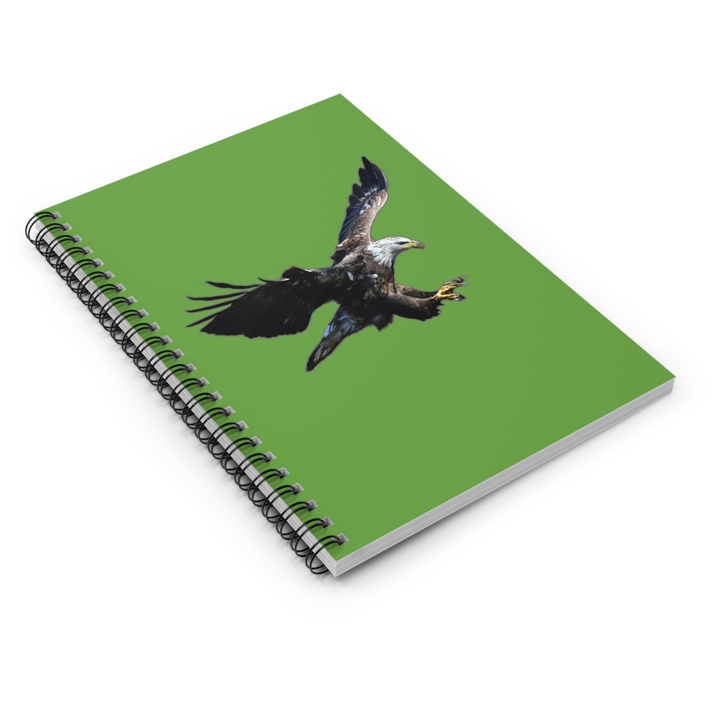 Eagle Landing Spiral Notebook - Ruled Line