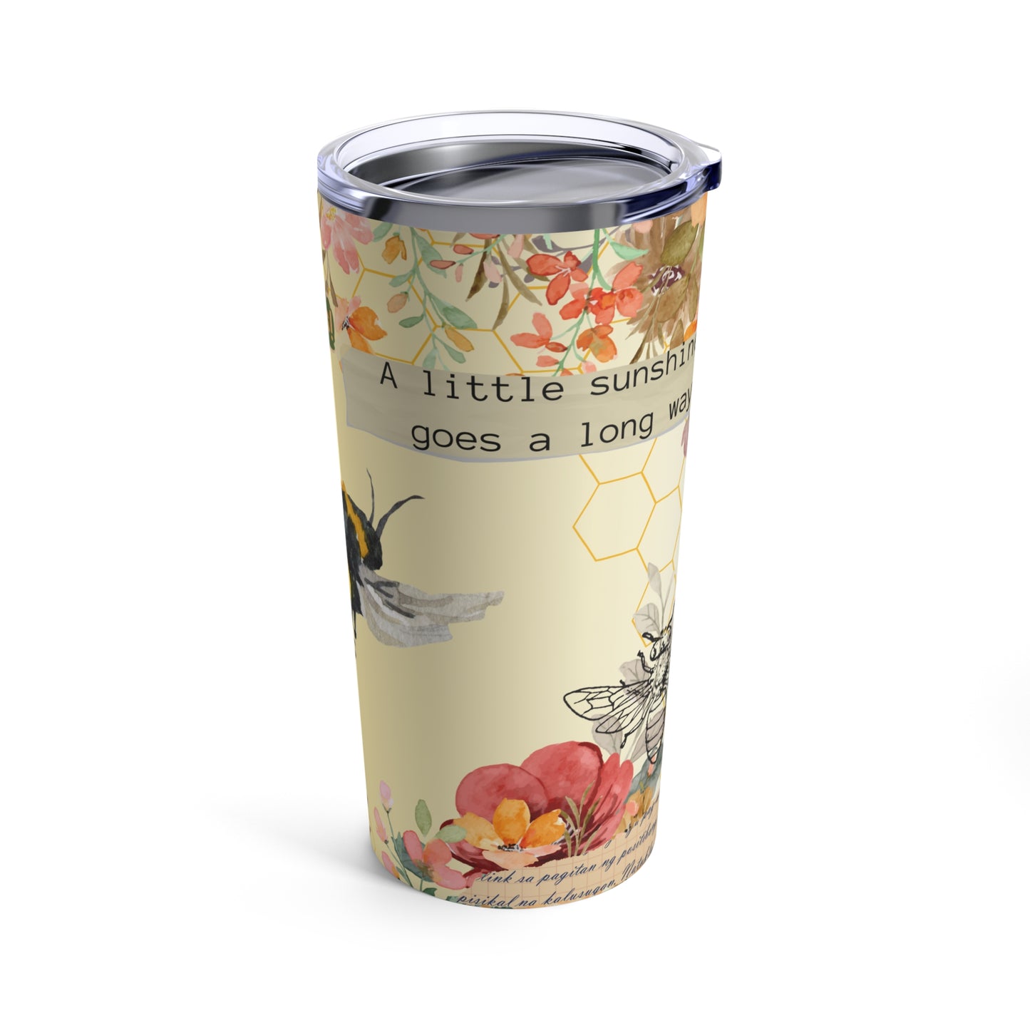 Bee on Your Journey-Tumbler 20oz