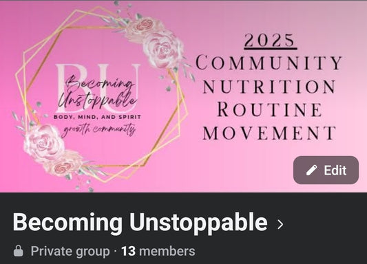 Monthly Membership to Private Becoming Unstoppable Push Group